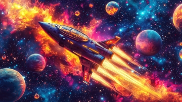 星空宇宙飞船