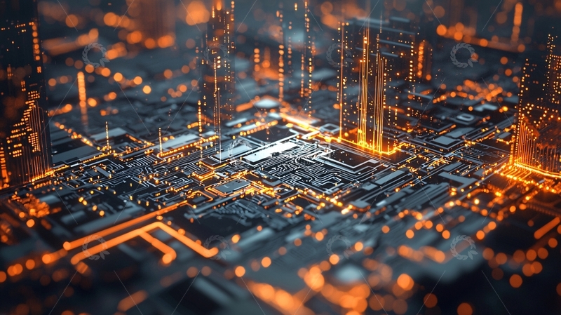 高清大图下载【趣麦麦图】未来科技感城市