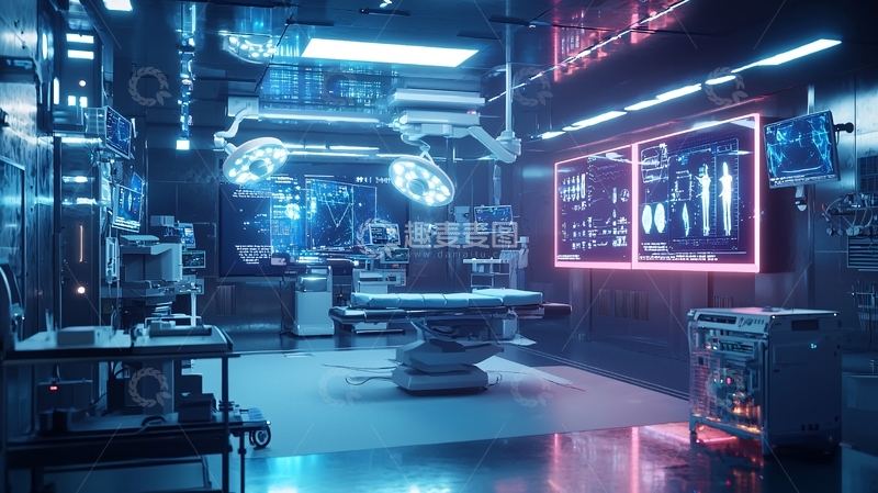 高清大图下载【趣麦麦图】-未来手术室