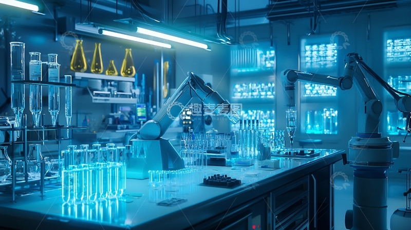 高清大图下载【趣麦麦图】未来科技实验室