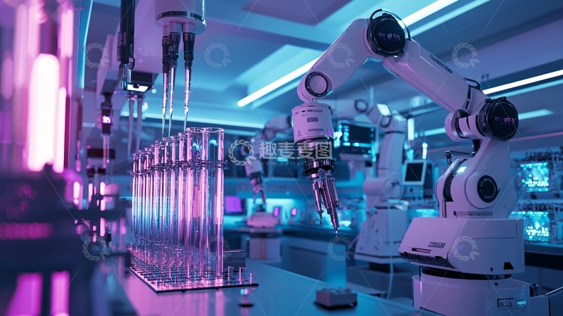 高清大图下载【趣麦麦图】未来科技实验室