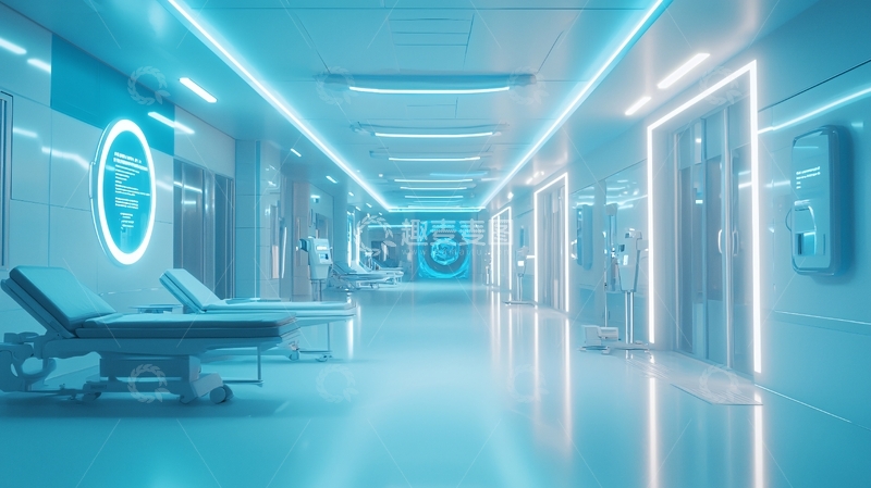 高清大图下载【趣麦麦图】未来医院走廊1