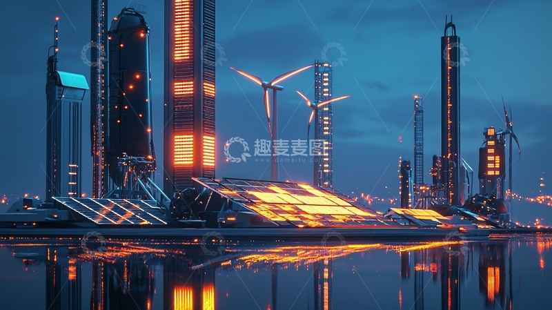 高清大图下载【趣麦麦图】未来科技城市64