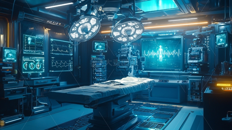 高清大图下载【趣麦麦图】未来手术室