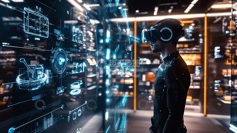 高清大图下载【趣麦麦图】未来科技