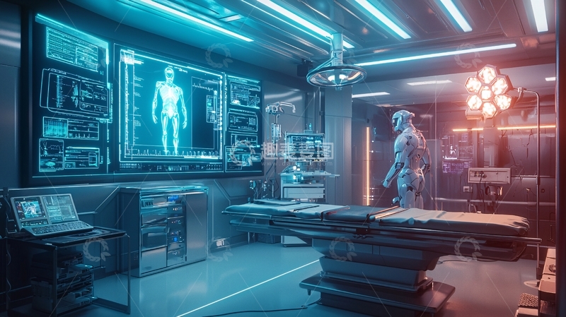 高清大图下载【趣麦麦图】未来手术室