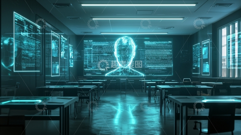 高清大图下载【趣麦麦图】未来教室