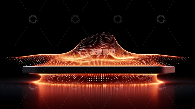 高清大图下载【趣麦麦图】发光科技产品悬浮效果