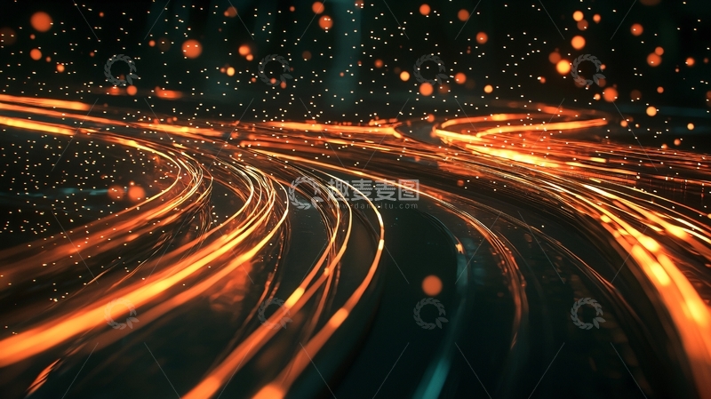 高清大图下载【趣麦麦图】光流轨迹