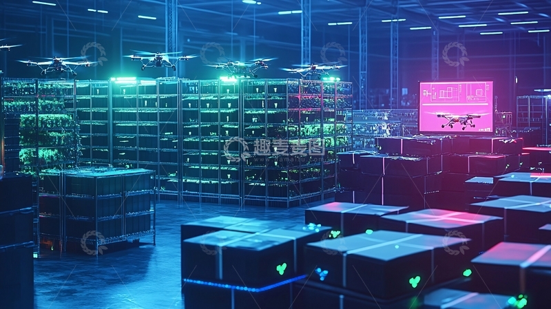 高清大图下载【趣麦麦图】未来科技仓库