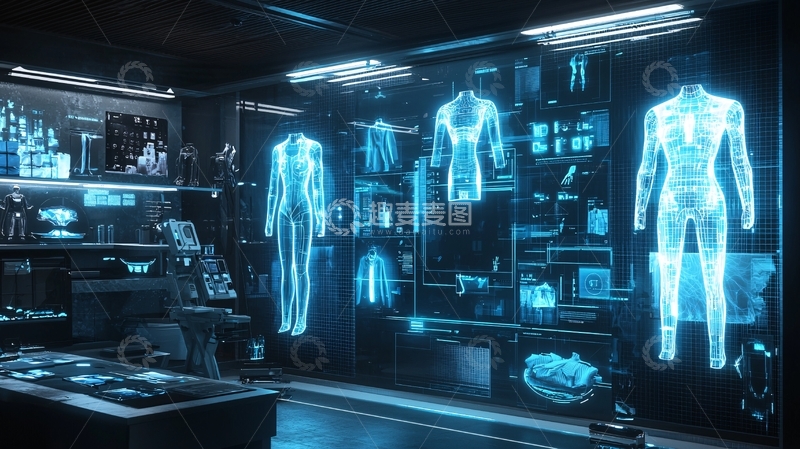 高清大图下载【趣麦麦图】未来科技服装