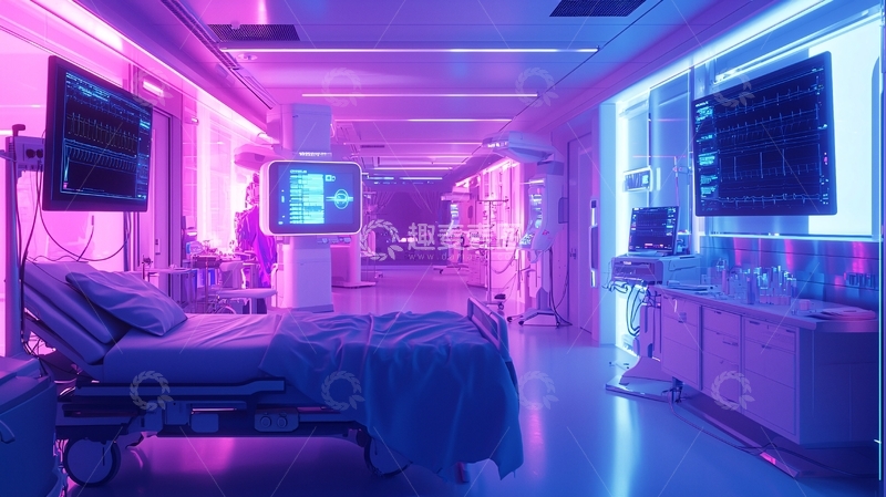 高清大图下载【趣麦麦图】未来医院病房9