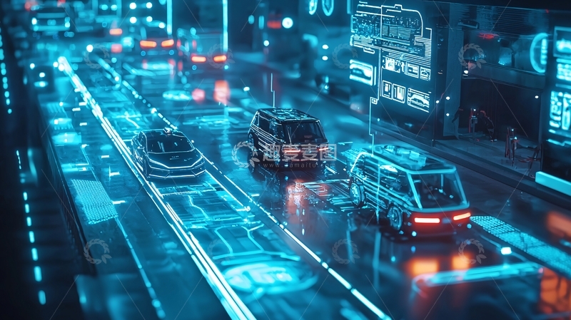 高清大图下载【趣麦麦图】未来都市夜景104