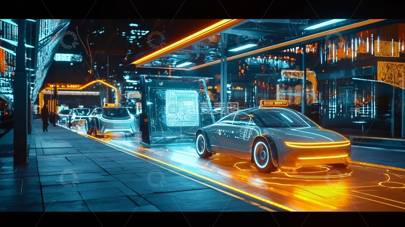 高清大图下载【趣麦麦图】未来城市夜景24