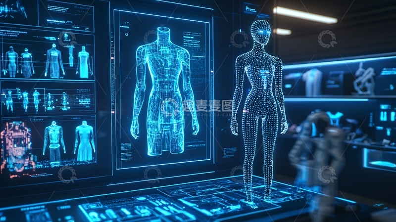 高清大图下载【趣麦麦图】虚拟试衣间