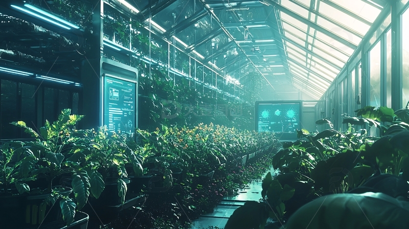未来科技感植物工厂
