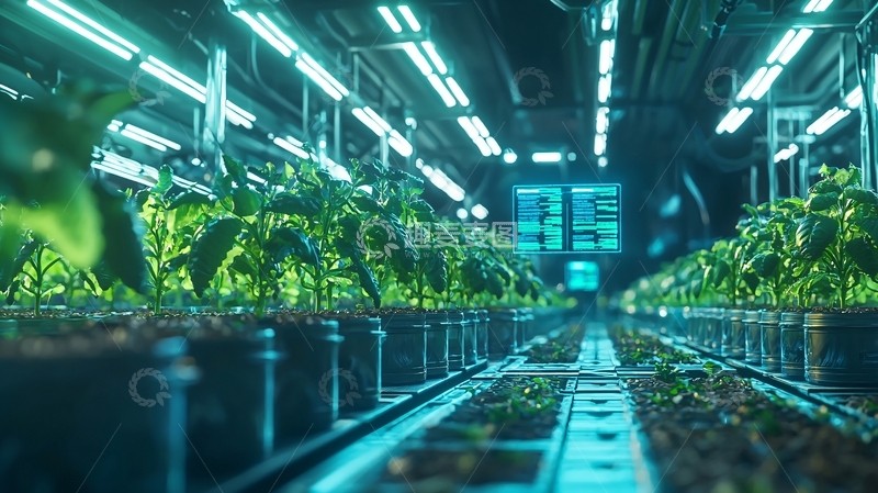 高清大图下载【趣麦麦图】室内植物工厂