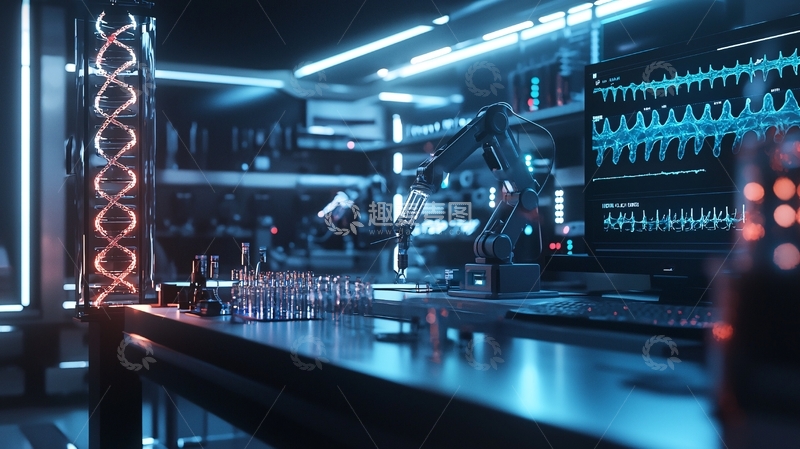 高清大图下载【趣麦麦图】未来科技实验室