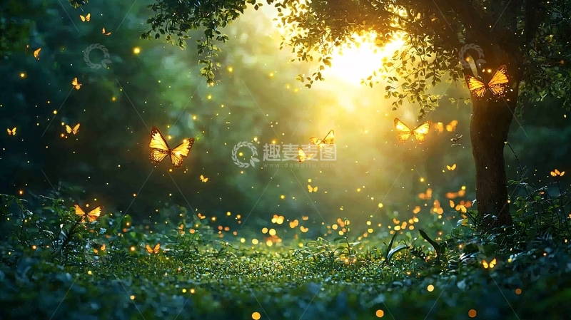 高清大图下载【趣麦麦图】梦幻森林