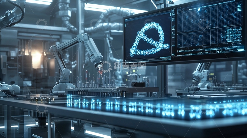 高清大图下载【趣麦麦图】未来科技实验室