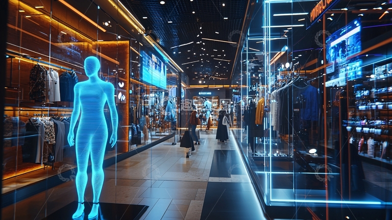 高清大图下载【趣麦麦图】未来科技感商场