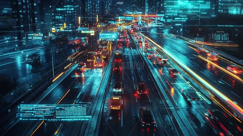 高清大图下载【趣麦麦图】未来城市夜景25