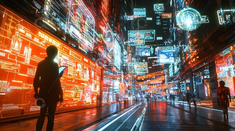 高清大图下载【趣麦麦图】未来都市