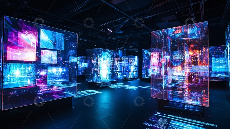 高清大图下载【趣麦麦图】科技感十足的未来空间