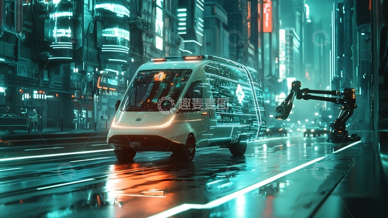 高清大图下载【趣麦麦图】未来都市