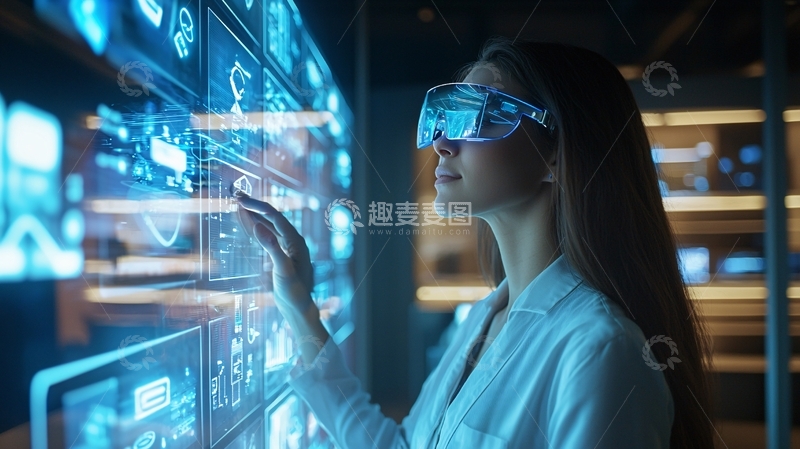 高清大图下载【趣麦麦图】未来科技