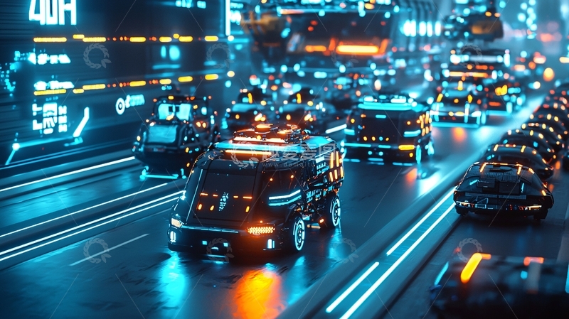 高清大图下载【趣麦麦图】未来都市夜景108