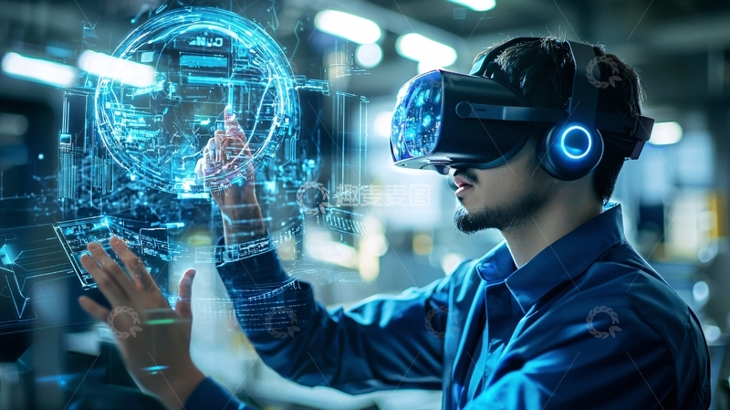 高清大图下载【趣麦麦图】虚拟现实技术