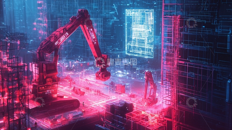 高清大图下载【趣麦麦图】未来科技感城市建设