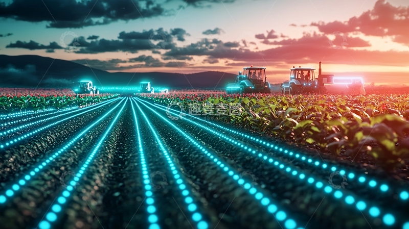 高清大图下载【趣麦麦图】智能农业