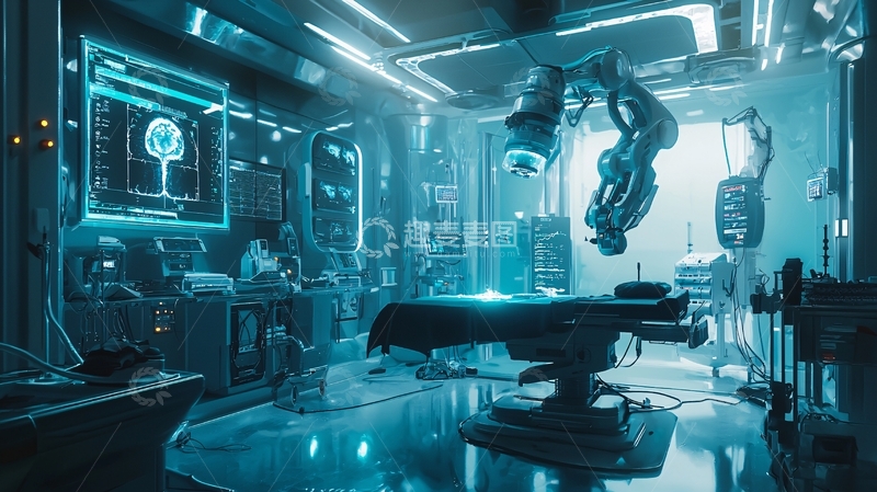 高清大图下载【趣麦麦图】未来手术室