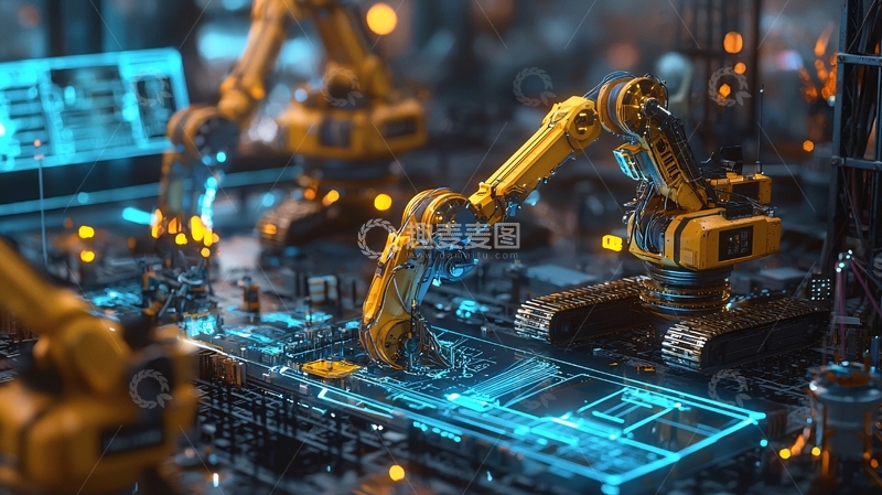 高清大图下载【趣麦麦图】智能工厂