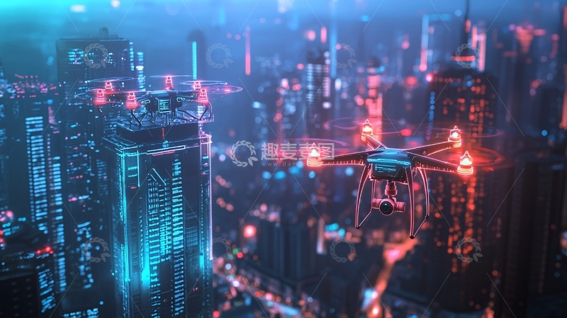 高清大图下载【趣麦麦图】未来都市