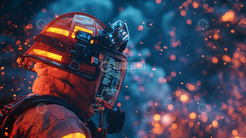 高清大图下载【趣麦麦图】消防员