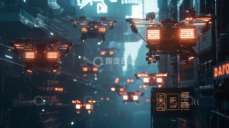 高清大图下载【趣麦麦图】未来都市