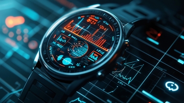 科技感十足的智能手表