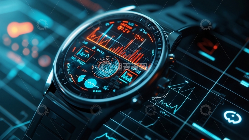 高清大图下载【趣麦麦图】科技感十足的智能手表