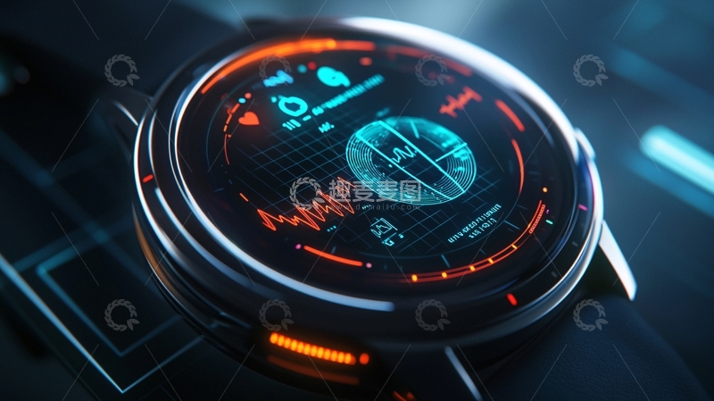 高清大图下载【趣麦麦图】科技感十足的智能手表