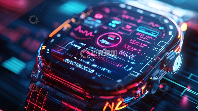高清大图下载【趣麦麦图】科幻智能手表