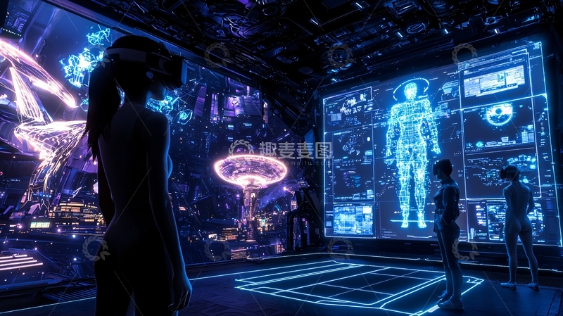 高清大图下载【趣麦麦图】未来科技