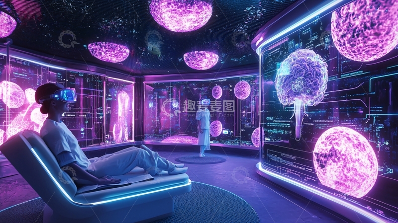 高清大图下载【趣麦麦图】未来科技
