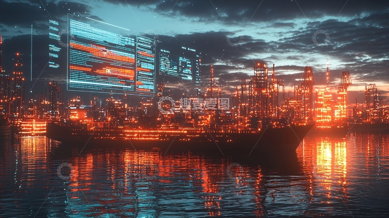 高清大图下载【趣麦麦图】未来都市夜景113