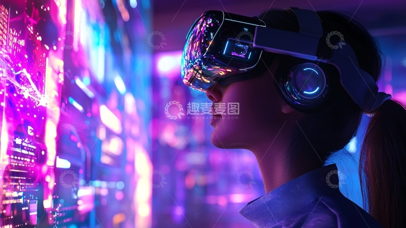 高清大图下载【趣麦麦图】虚拟现实体验21