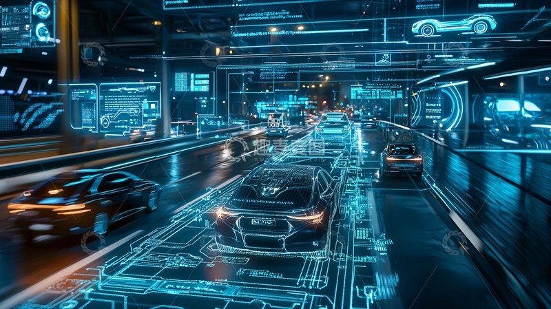 高清大图下载【趣麦麦图】智能交通系统