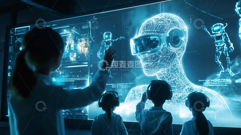 高清大图下载【趣麦麦图】虚拟现实技术