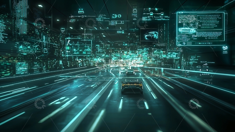 高清大图下载【趣麦麦图】未来科技感高速公路